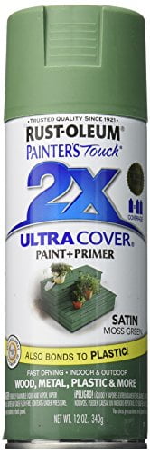RUST-OLEUM SPRYPNT 2X SAT MOSS GRN (Pack of 1)