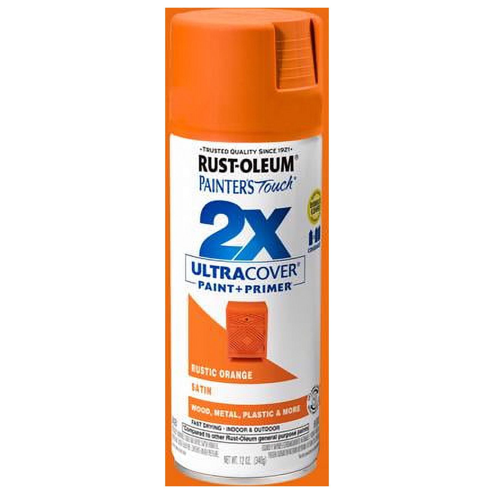 RustOleum Painter's Touch 2X Ultra Cover Satin Rustic Orange Paint