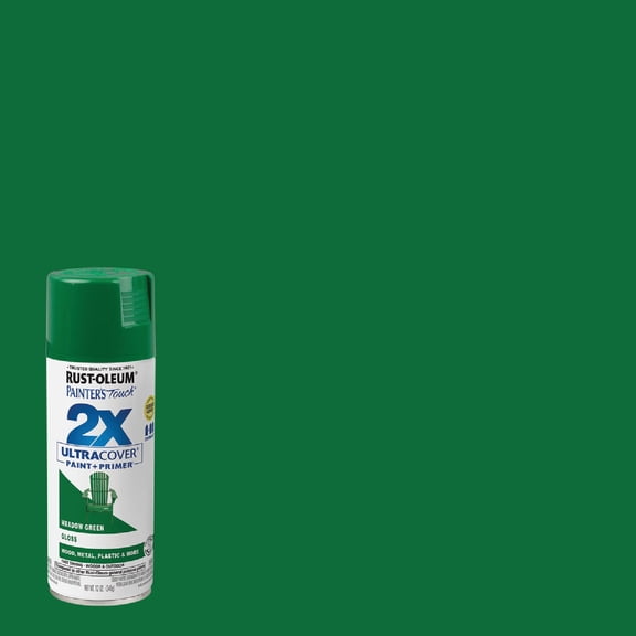 Rust-Oleum Painter's Touch Ultra Cover Gloss Meadow Green Spray Paint 12 oz.