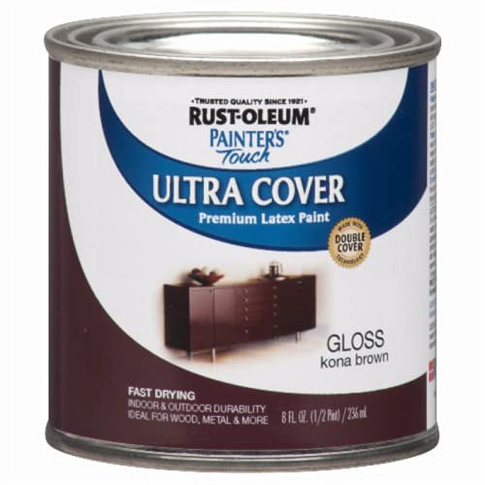 RustOleum Painters Touch Ultra Cover Gloss Kona Brown WaterBased