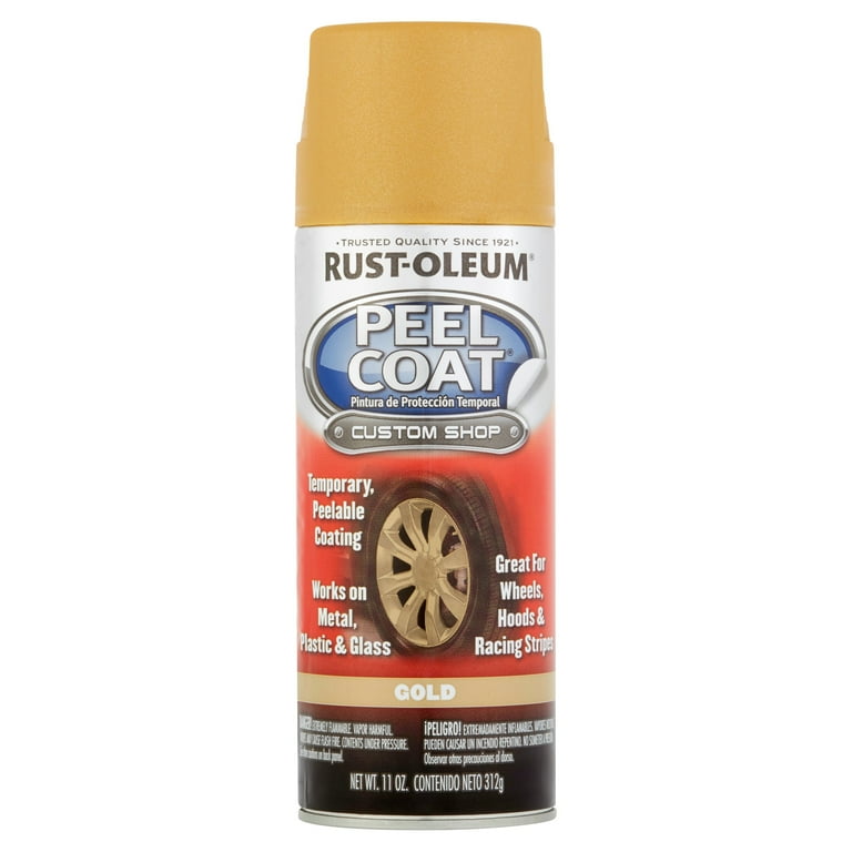 Rustoleum peel coat gold sale