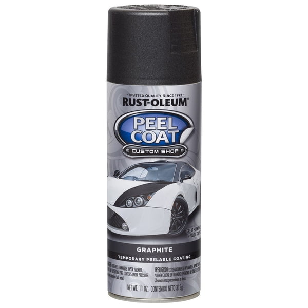 Rust Oleum Peel Coat Graphite Rubber Coating 11 oz Walmart Business Supplies