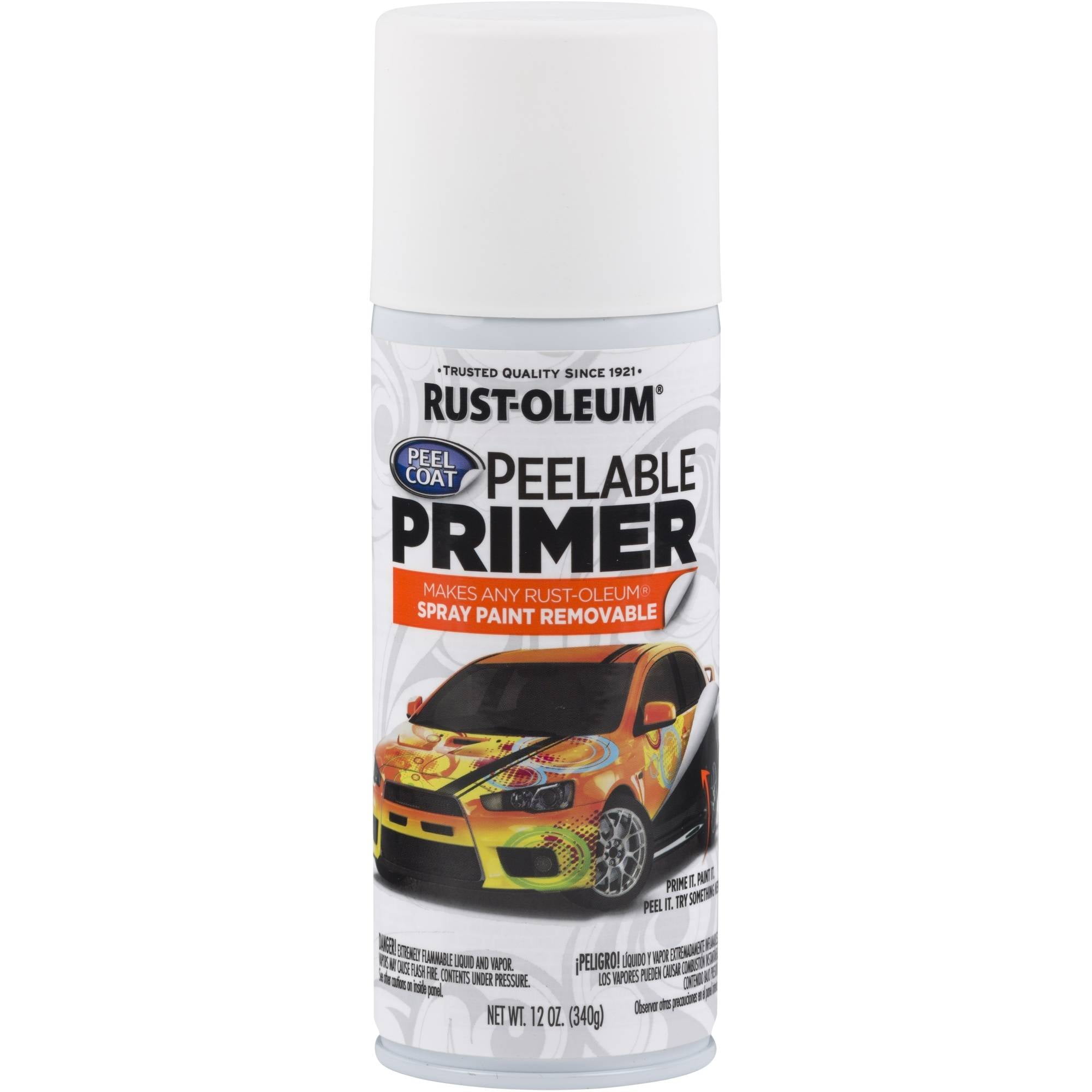 RustOleum Peel Coat Peelable Primer, 12 oz