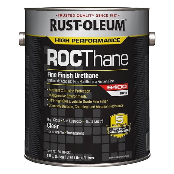 Rust-Oleum 9400 Polyester Urethane,Clear,1 gal. 9410402