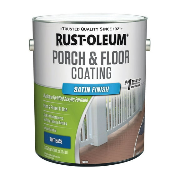 Rust-Oleum 1 Gal. Low VOC Tint Base Satin Low VOC Porch and Floor Coating 262363
