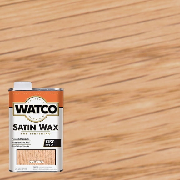 Rust-Oleum 67041 Watco Satin Finishing Wax, 1 Qt