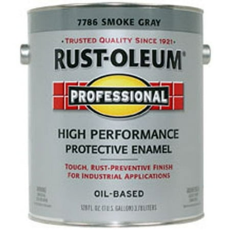 Rust-Oleum Professional High Performance Indoor and Outdoor Gloss Smoke Gray Protective Paint 1 gal