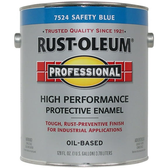 Rust-Oleum Professional DTM Industrial Enamel, Safety Blue, 1 Gal. 7524402