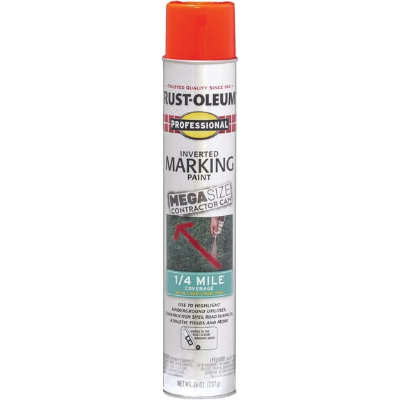 Rust-Oleum Professional Marking Inverted Spray Paint - Single Pack