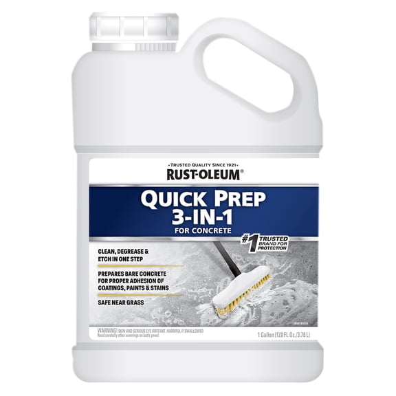 Rust-Oleum Quick Prep 3 in 1 Cleaner for Concrete-362970, 1 gal