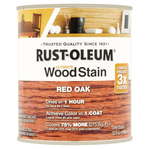 RustOleum Red Oak Ultimate Wood Stain, 32 fl oz