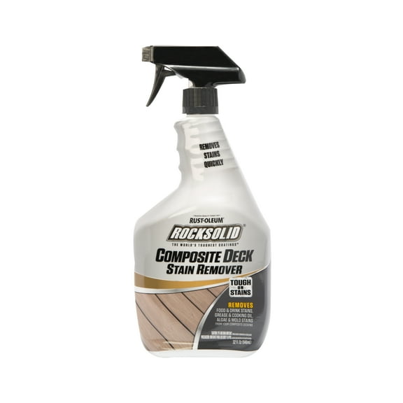 Rust-Oleum RockSolid Composite Deck Stain Remover-350551, 32 oz