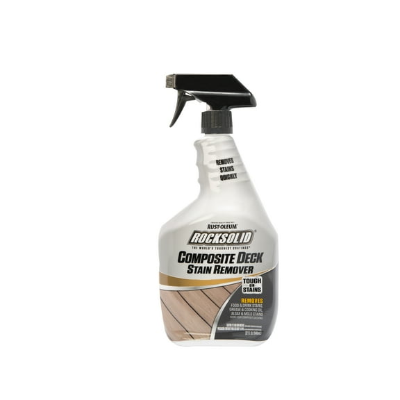 6 Pack, Rust-Oleum RockSolid Composite Deck Stain Remover, 32 oz