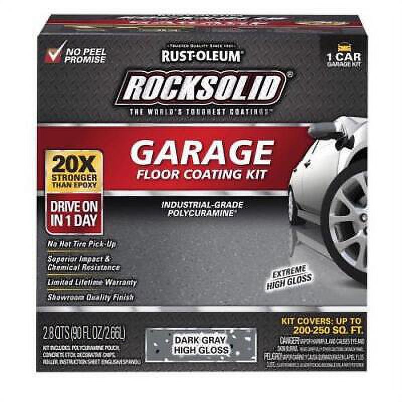 RustOleum RockSolid Dark Gray 200 to 250 sq. ft. Coverage Area Garage