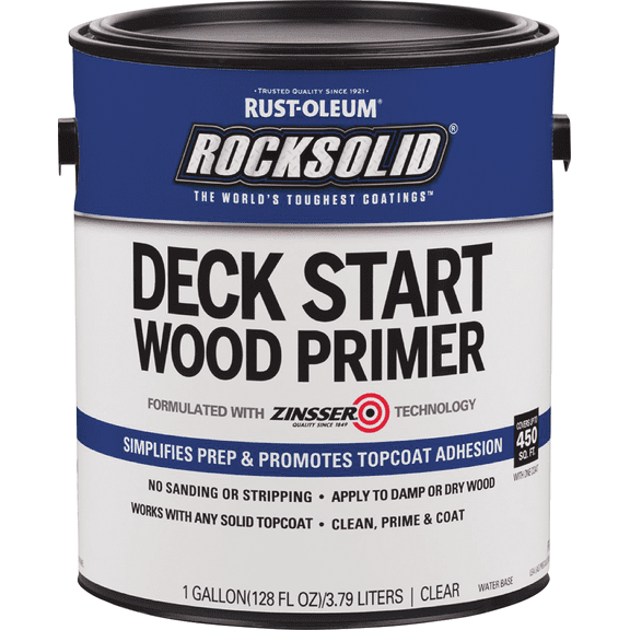 Rust-Oleum RockSolid Deck Start Wood Exterior Primer - Pack of 18