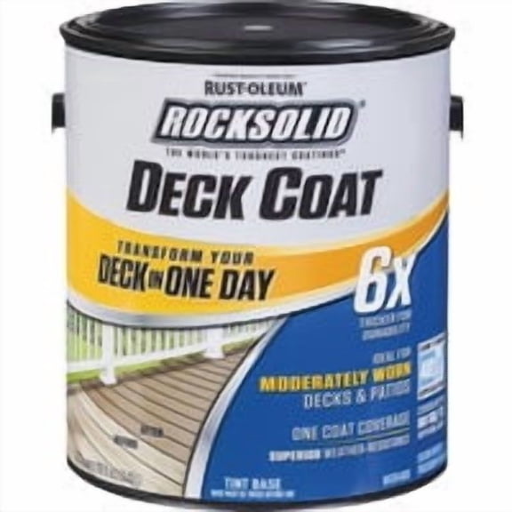 Rust-Oleum RockSolid Tint Base Deck Coat - Pack of 4 Value Multipack