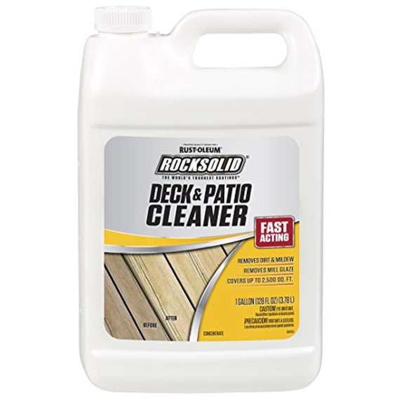 Rust-Oleum Rocksolid Deck & Patio Cleaner 60635 Rocksolid Deck & Patio Cleaner, 1 Gallon