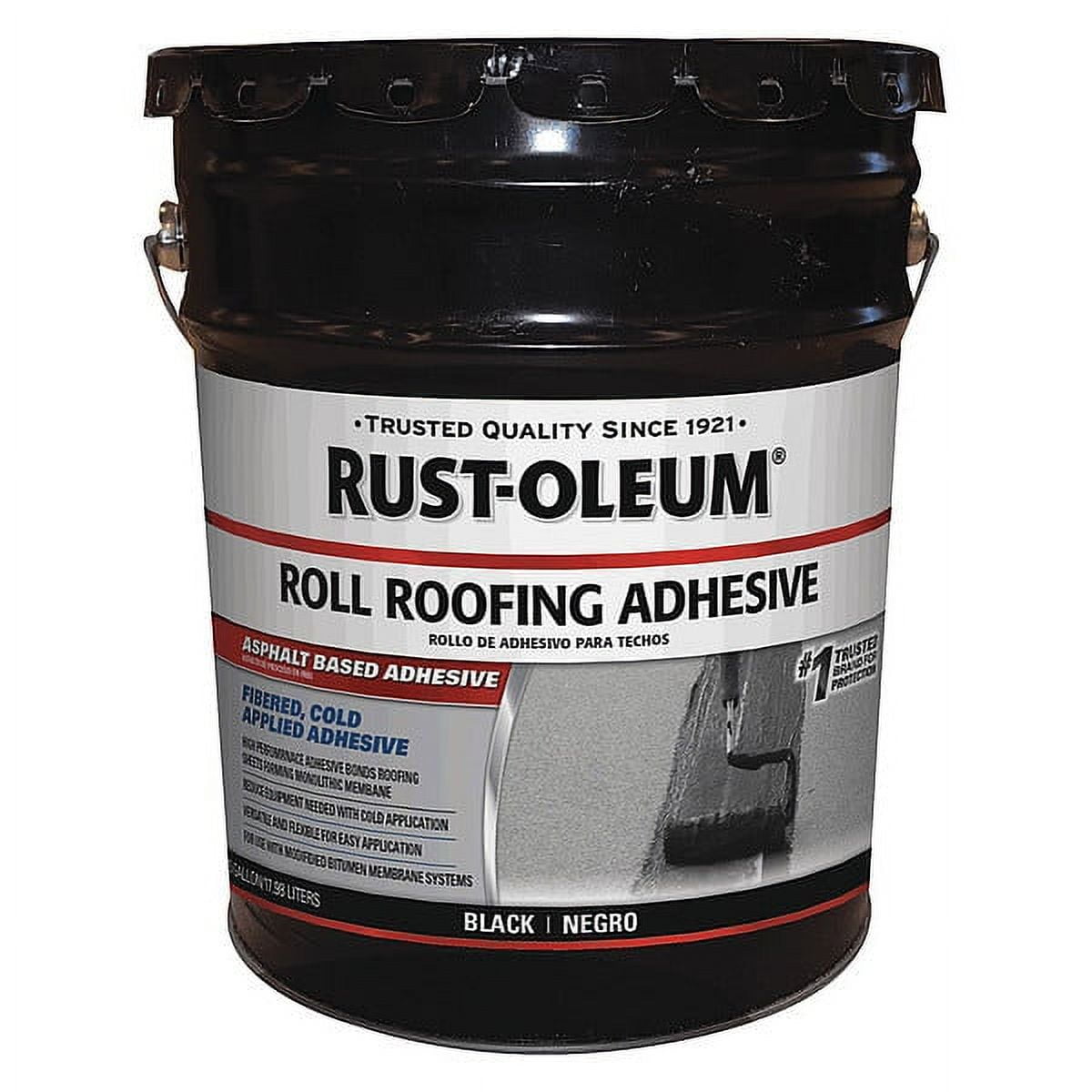 RustOleum Roll Roofing Adhesive, 4.75 gal