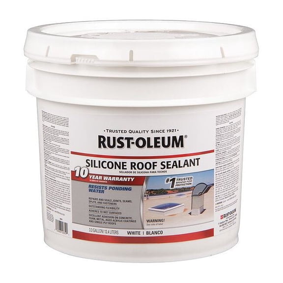 Rust-Oleum Roofing Sealant,Solvent Base,3.3 gal 339670