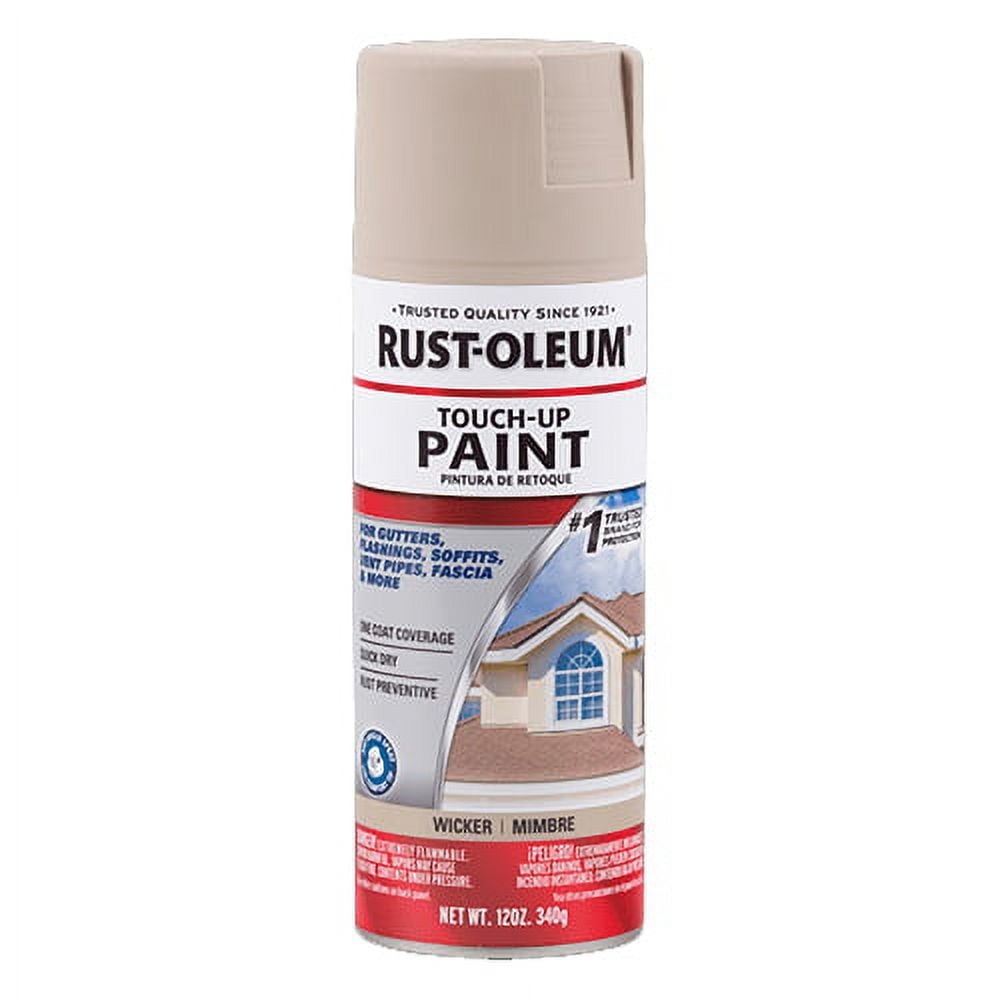 4.5 oz. White Touch-Up Spray Paint for Gutter
