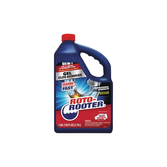 Rust-Oleum Roto-Rooter Gel Drain Opener & Cleaner - Pack of 4