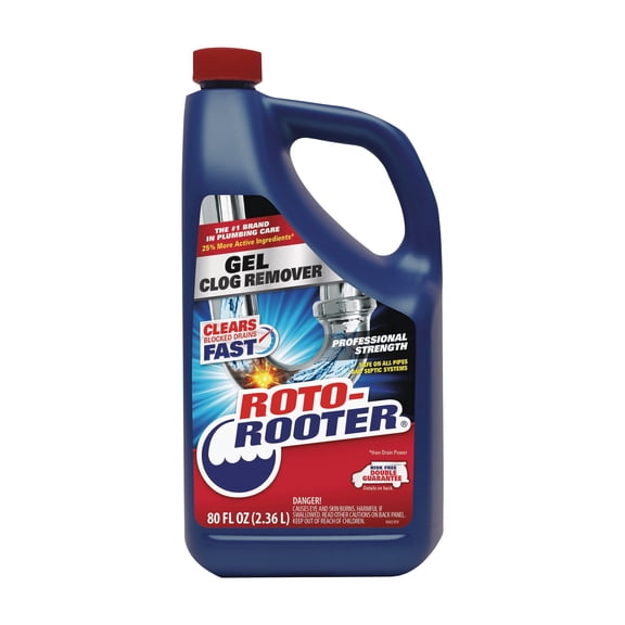 Rust-Oleum Roto-Rooter Gel Drain Opener & Cleaner - Pack of 6