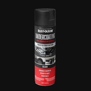 Black, Rust-Oleum Rubberized Undercoating-248657, 15 oz