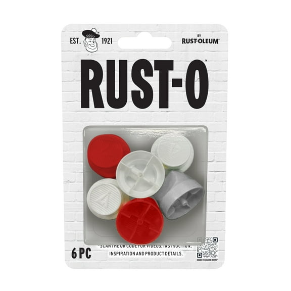 Rust-Oleum Rust-O Artist Spray Paint 6 Cap Accessory Pack-394191, 6 Pack