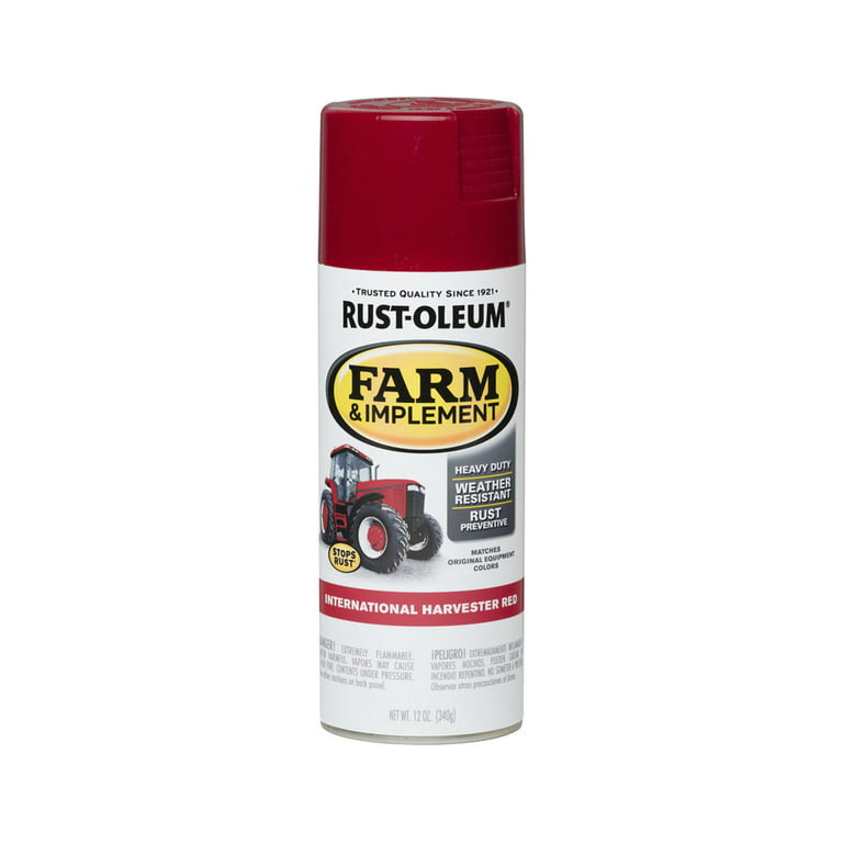 Rust-Oleum Rust-Oleum 280127 Specialty Farm & Implement Rust Prevention  Spray Paint, 12Oz