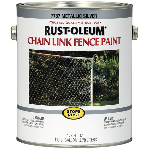 Rust-Oleum Rust-Oleum 7787-402 Metal Saver Paint 1 Gallon, Metallic Silver