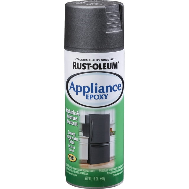 RustOleum RustOleum Epoxy Appliance Spray Paint 12 Oz., Black