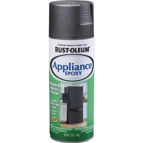 Rust-Oleum Rust-Oleum Epoxy Appliance Spray Paint 12 Oz., Black Stainless Steel