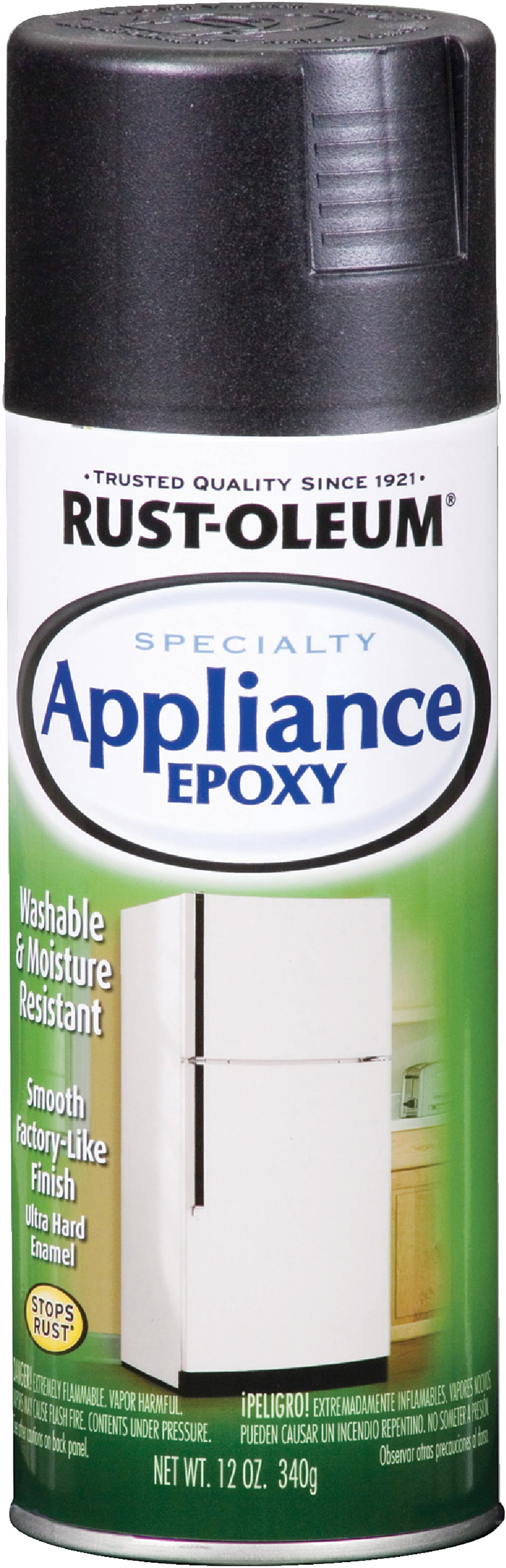 RustOleum RustOleum Epoxy Appliance Spray Paint 12 Oz., Black