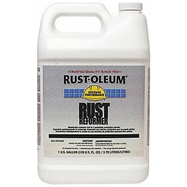 Rust Reformer Auto Rust-Oleum High Performance Rust Converter, 1 Gallon Spray, Black ...