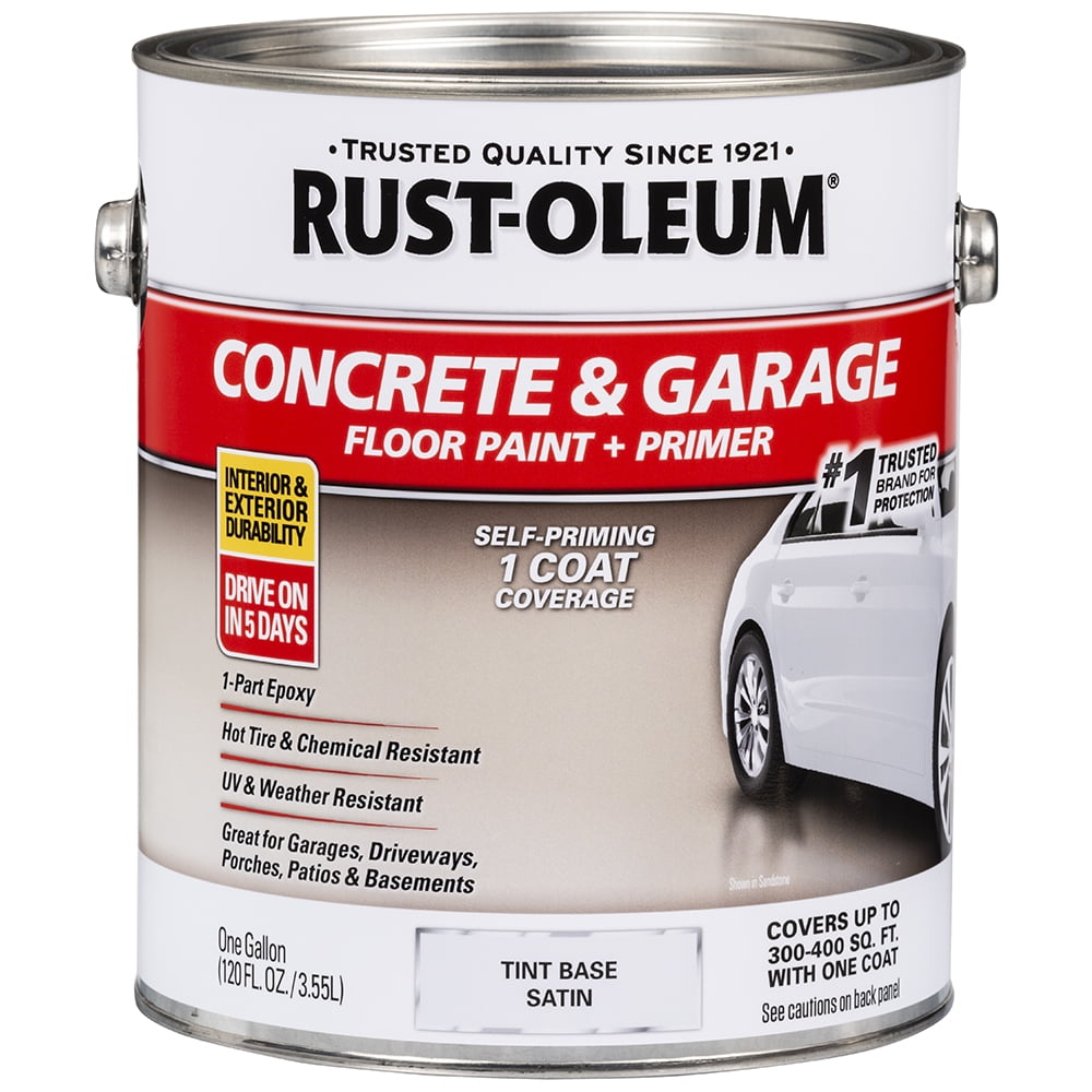 Rust-Oleum 225381 Concrete & Garage Tint Base Satin gal - Walmart.com