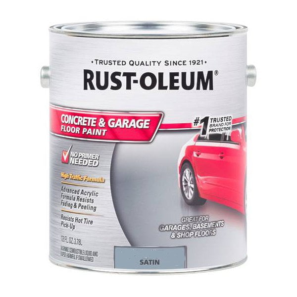 RustOleum Satin Tint Base Acrylic Concrete & Garage Floor Paint 1 gal
