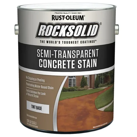 1 gal Rust-Oleum 239418 Tint Base RockSolid Semi-Transparent Concrete Stain