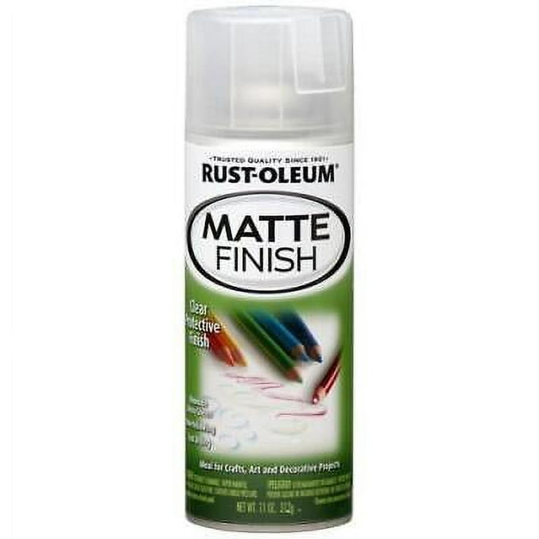 Rust Oleum Speciality Matte Clear Spray Paint 11 oz. Pack of 6