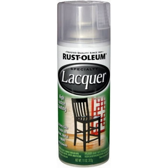 Rust-Oleum Specialty 11 OZ Clear Lacquer Spray Paint VOC Compliant 5PK