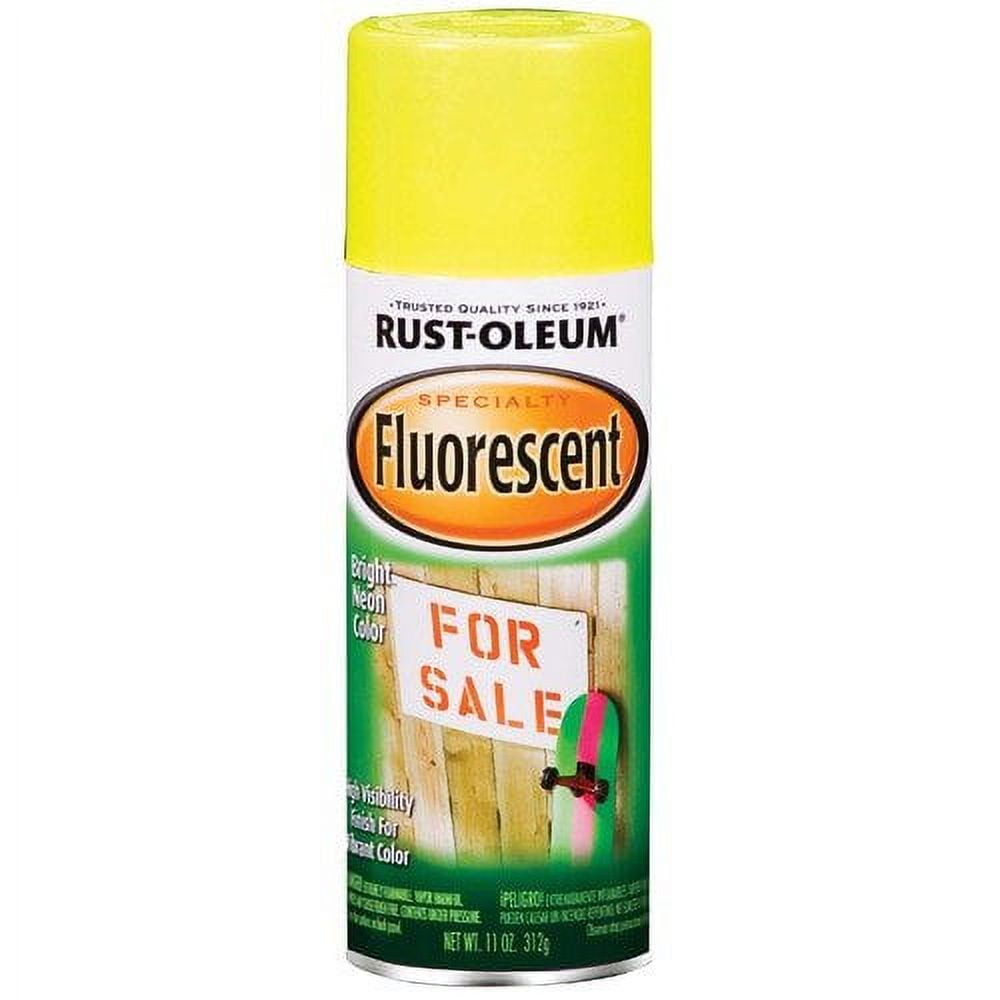 Rust-Oleum Specialty Fluorescent Yellow Spray Paint, 11 oz 