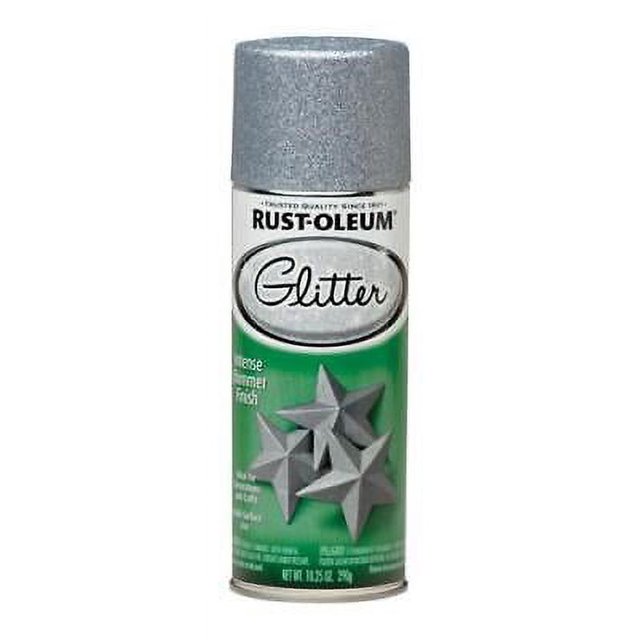 RustOleum Specialty Glitter Silver Spray Paint 10.25 oz.