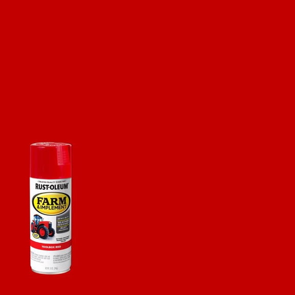 Rust-Oleum Specialty Indoor and Outdoor Gloss Toolbox Red Oil-Based Enamel Farm & Implement 12 oz
