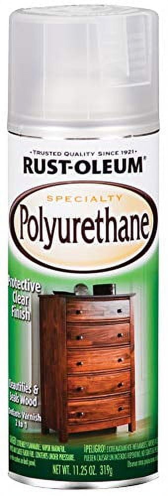 Rust-Oleum 7870830 Specialty Polyurethane Spray, 11 Ounce (Pack of 1),  Gloss - Spray Paints 