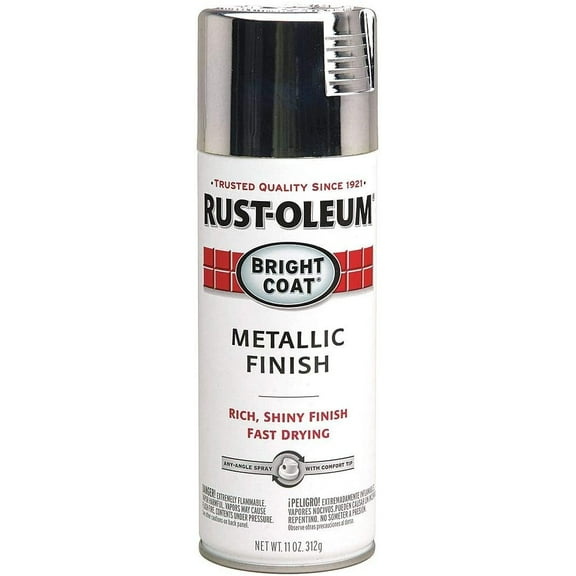Rust-Oleum Spray Paint, Chrome, 11 oz. - 7718830 Pack of 5