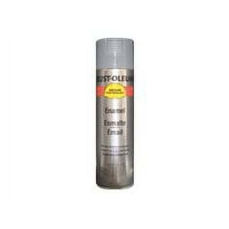 Rust Preventative Spray Paint, Dark Machine Gray, Gloss, Solvent, 15 oz