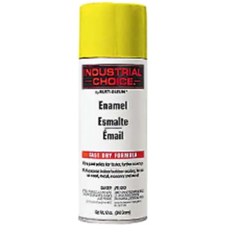 Spray Paint, School Bus Yellow, Gloss, Solvent, 12 oz 1643830
