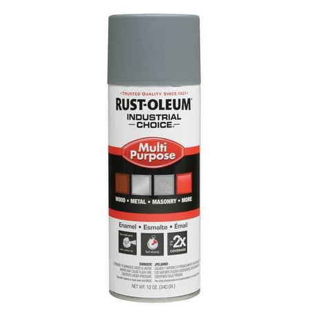 Rust-Oleum Spray Primer, Gray, Flat, 12 oz