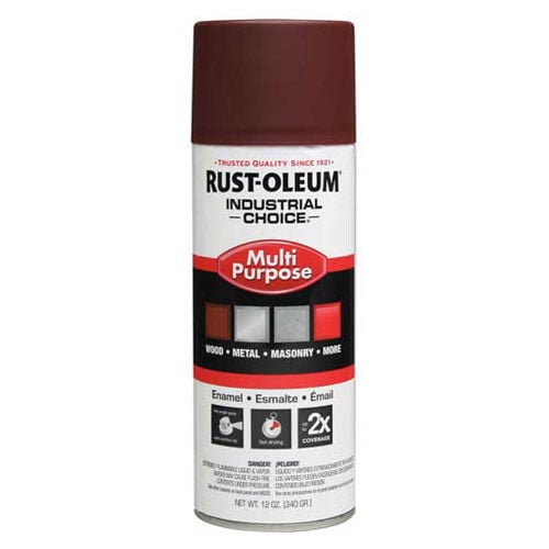Rust-Oleum Industrial Choice 1600 System Gen Purpose Enamel Aerosol, Red Primer 12 oz. Can