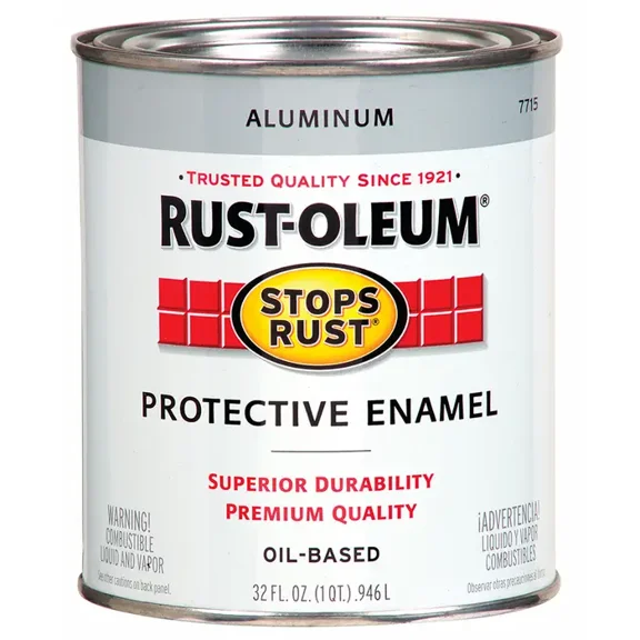 Rust-Oleum Stops Rust, 1 qt, Gloss Black