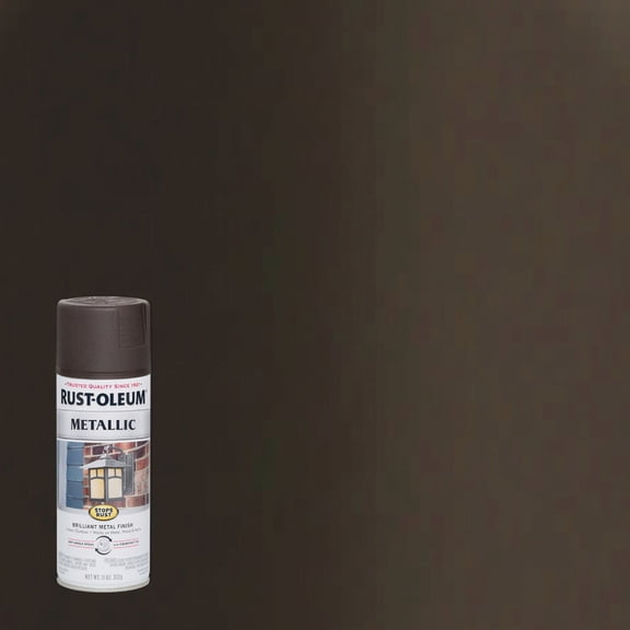 Rust-Oleum Stops Rust 11 oz. Metallic Oil Rubbed Bronze Protective Enamel Spray Paint 6-Pack — Interior & Exterior Use, Professional Finish